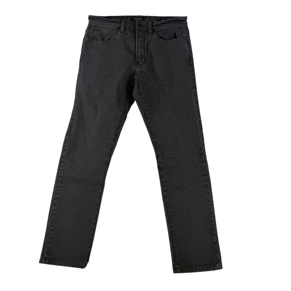 Proof Rover Slim Pants Mens 30x30 Black Performance Cotton Stretch Huckberry